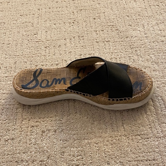 Sam Edelman Black Slide Sandals 7 1/2 Med - Picture 6 of 9